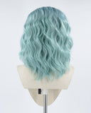 Green Curly Short Synthetic Lace Front Wig WW357