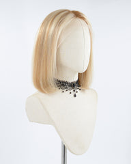 Blonde Brown Short Bob Human Hair Wig HT031
