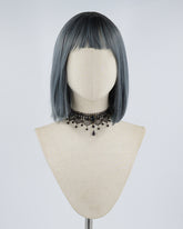 Blue Short Straight Hard Front Wig HW067