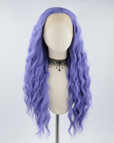 Blue Curly Synthetic Lace Front Wig WW198