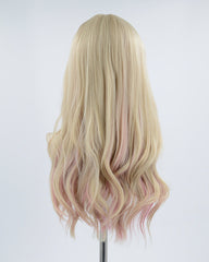 Blonde Pink Synthetic Wig HW185