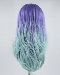 Blue Ombre Synthetic Lace Front Wig WW461