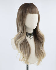 Ombre Brown Blonde Synthetic Wig HW149