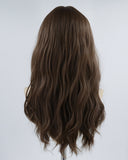 Brown Wavy Hard Front Wig HW063