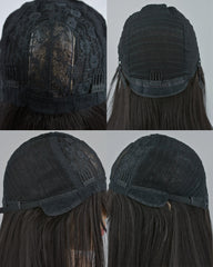 Mixed Pink Hard Front Wig HW022