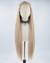30Inch Brown Long Straight Synthetic Lace Front Wig WW477