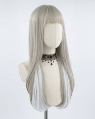 Grey White Synthetic Wig HW135