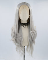 Grey Wavy Synthetic Lace Front Wig WT208