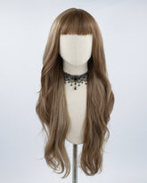 Long Brown Synthetic Wig HW233