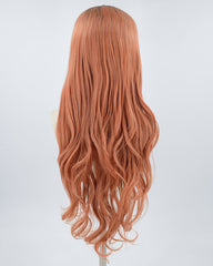 Mixed Orange Synthetic Lace Front Wig WT196