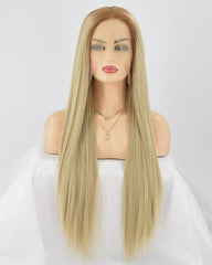 Ombre Blonde Synthetic Lace Front Wig WT152