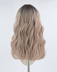Ombre Light Pink Synthetic Wig HW132