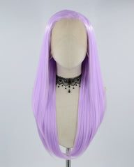 Purple Synthetic Lace Front Wig WW464