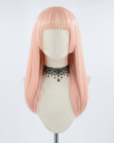 Rose Pink Synthetic Wig HW141