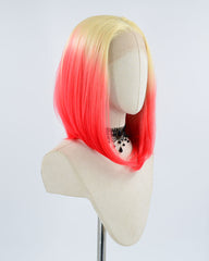 Blonde Short Synthetic Lace Front Wig WW385