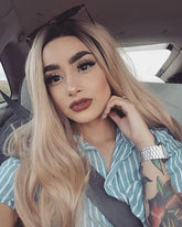 Brown Synthetic Lace Front Wigs WT002