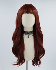 Wine Red Synthetic Wig HW187
