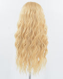 Blonde Curly Synthetic Lace Front Wig WW969