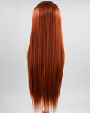 Blonde Strunk Stripe Orange Synthetic Lace Front Wig WW565