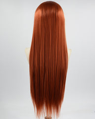 Blonde Strunk Stripe Orange Synthetic Lace Front Wig WW565