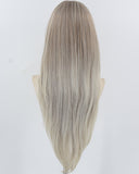30inch Long Grey Ombre Synthetic Wig HW709