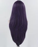 30inch Long Purple Synthetic Wig HW687