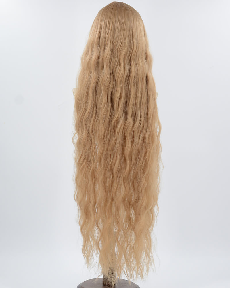 40Inch Long Brown Long Curly Synthetic Wig HW515