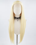 613 Blonde Long Straight Synthetic Lace Front Wig WW690