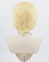 613 Blonde Short Synthetic Lace Front Men's Wig MW048