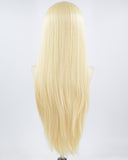 613 Blonde Long Straight Synthetic Lace Front Wig WW690