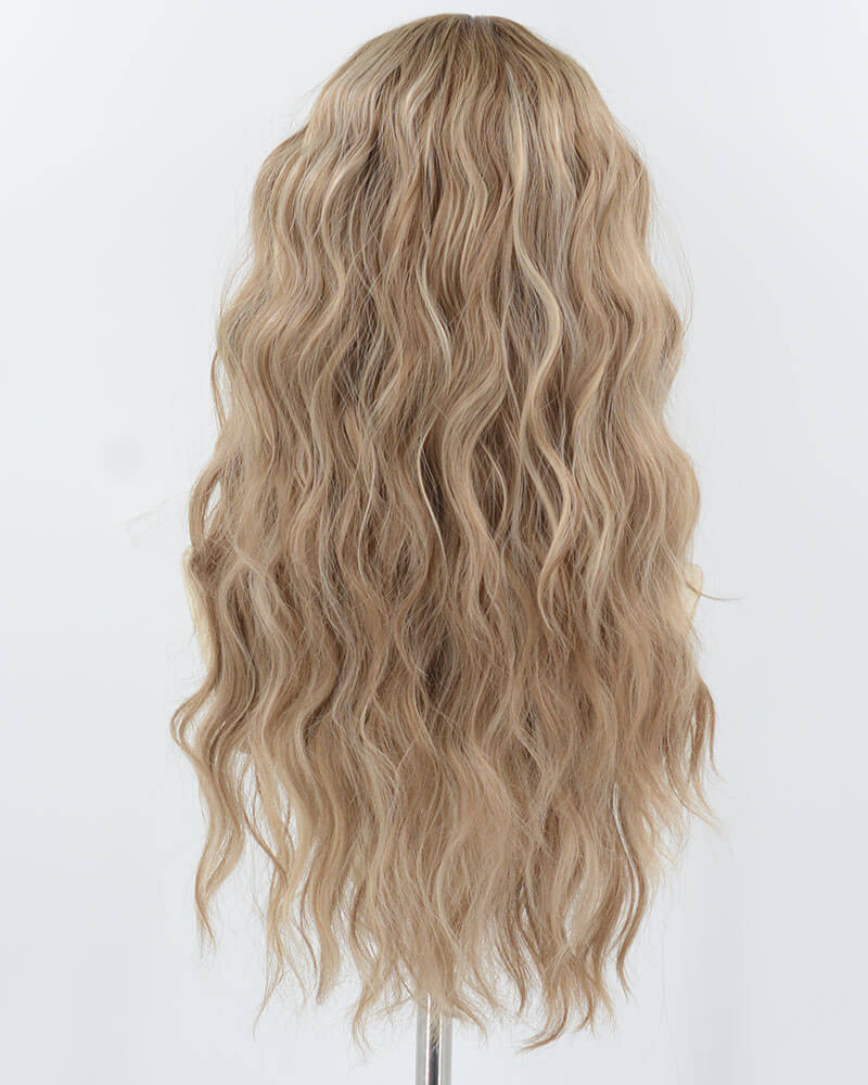 Blonde Curly Synthetic Wig HW754