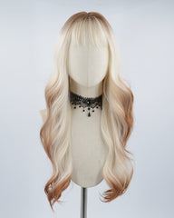 Brown Ombre Blonde Synthetic Wig HW243