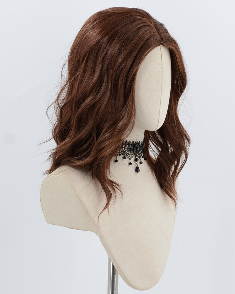 Brown Curly Short Synthetic Wig HW773