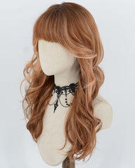 Ombre Copper Brown Wavy Synthetic Wig HW857