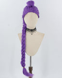 KPop Demon Hunters Rumi Purple Braided Synthetic Wig HW725