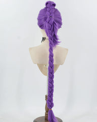 KPop Demon Hunters Rumi Purple Braided Synthetic Wig HW725