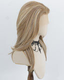 Ash Blonde with Brown Highlights Synthetic Lace Front Wig WW1062