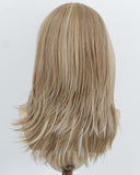 Ash Blonde with Brown Highlights Synthetic Lace Front Wig WW1062