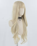 Ash Blonde Long Wavy Synthetic Wig HW702
