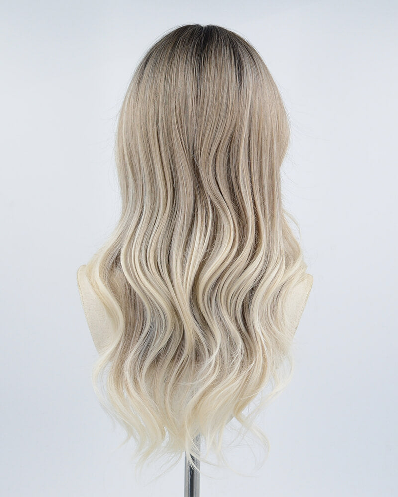 Grey Blonde Ombre Synthetic Wig HW257
