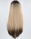 Black Ombre Blonde Synthetic Wig HW392