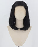 Short Black Synthetic Lace Front Wigs WT015