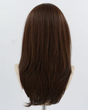 13*6 Black Brown Synthetic Lace Front Wig WW986