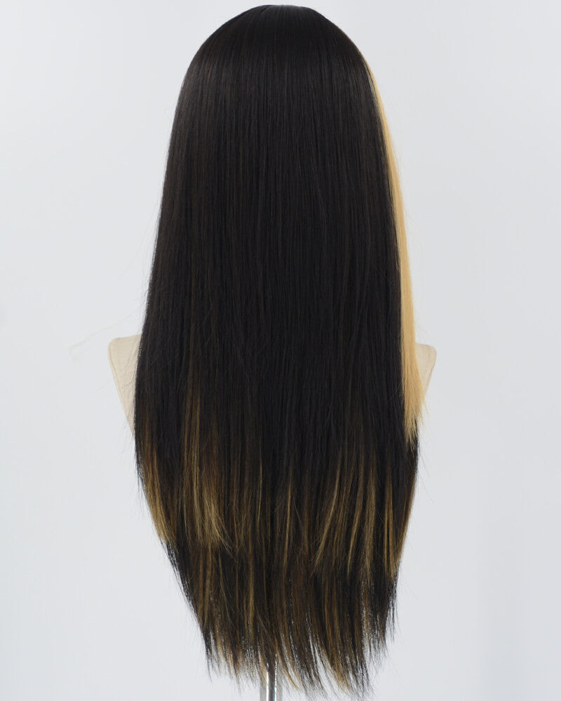 Black Brown Synthetic Wig HW576