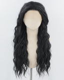 Black Curly Synthetic Lace Front Wig WW968