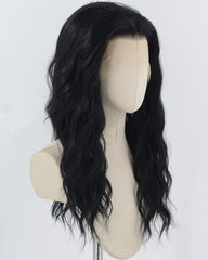 Curly Black Synthetic lace Front Wig WW298