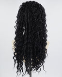 Black Curly Synthetic Wig HW464
