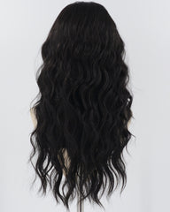 Long Black Curly Synthetic Wig HW577