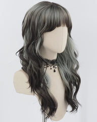 Black Ombre Wavy Synthetic Wig HW587