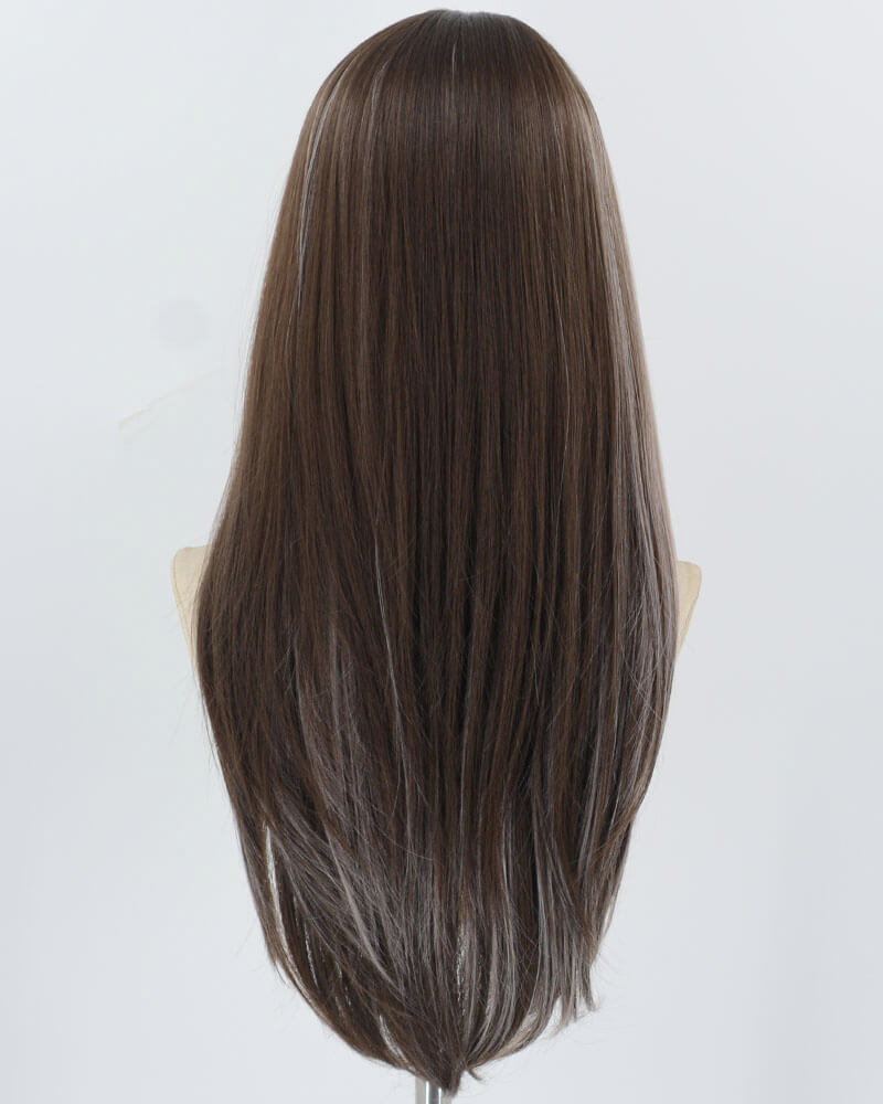 Grey Black Synthetic Wig HW656